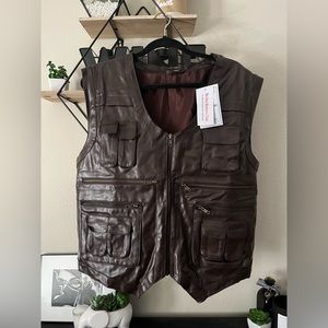 NWT Brown Vest
